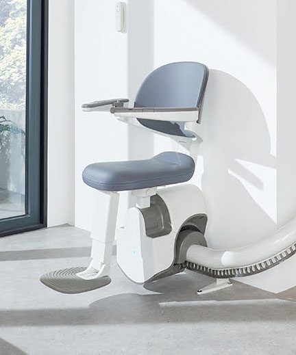 Electropedic Irvine AccessBDD Flow X Curved Stair Lift