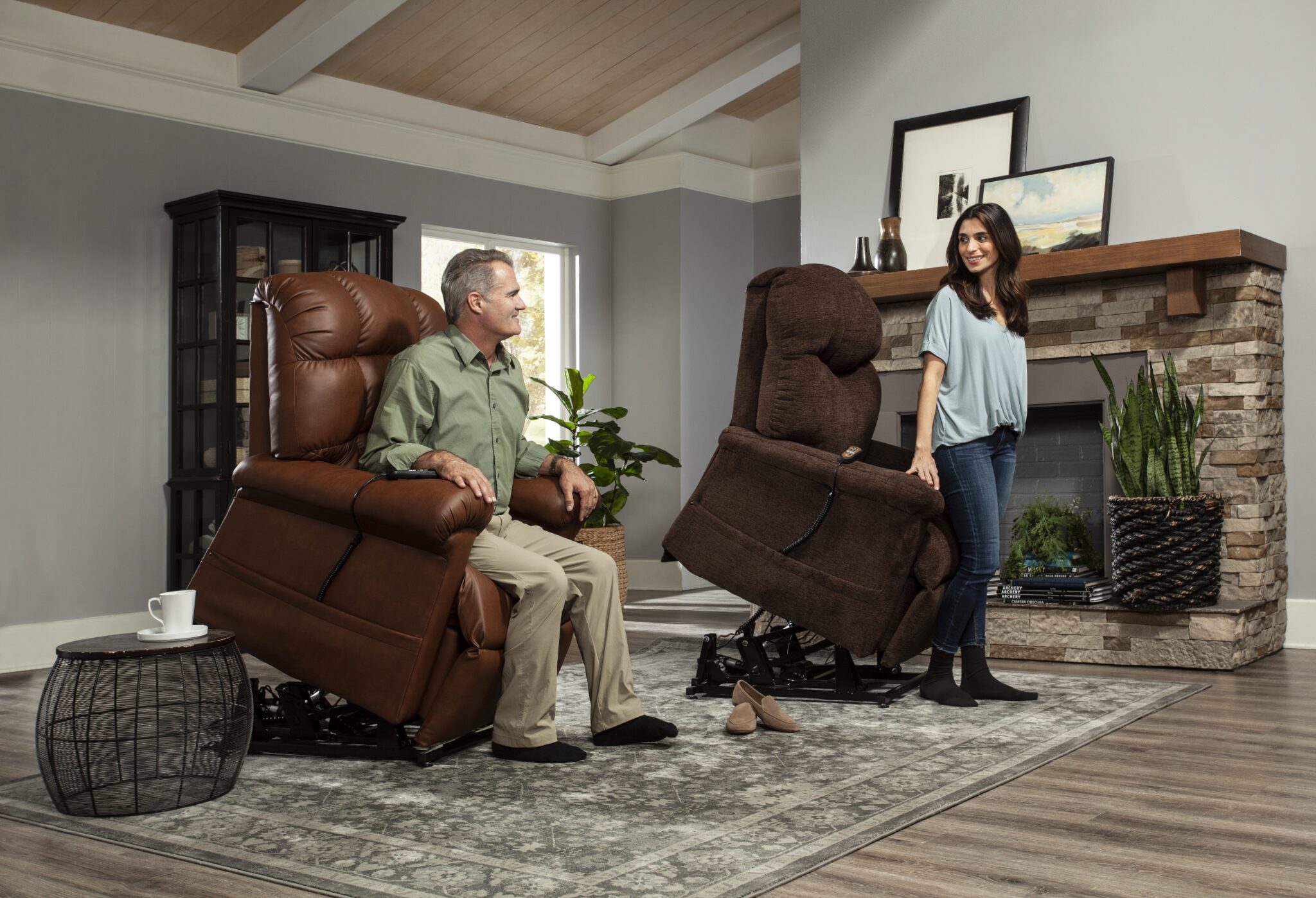 Electropedic Irvine lift chairs