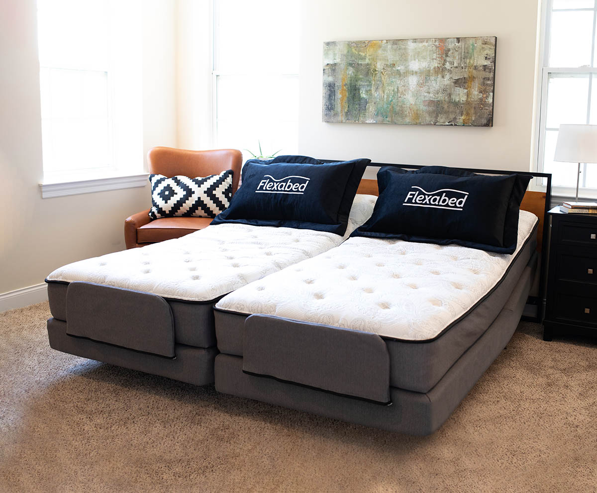 Irvine dual queen adjustable beds