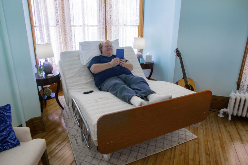 Irvine bariatric heavy duty extra wide hospital beds