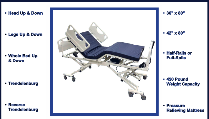 Irvine Electropedic hospital beds
